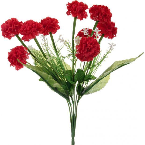 Искусственные цветы  "гортензия" длина=34 см.(кор=600шт.)-23-321