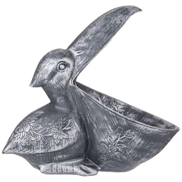 Шкатулка "пеликан" цвет серый, 28*27 см-169-516