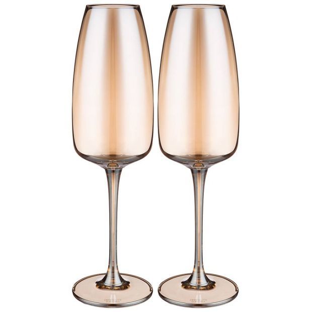 Набор бокалов для шампанского из 2 шт серия "alizee" 290 мл цвет: мед-194-657