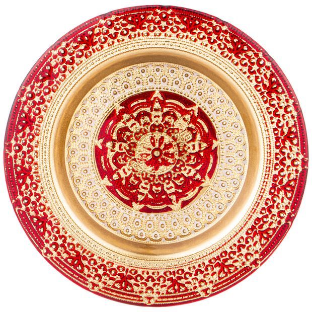 Тарелка «jasmin» red 21 cm-339-177