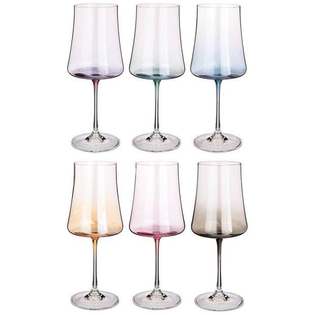 Набор бокалов для вина из 6шт "xtra colors" 460ml-674-850
