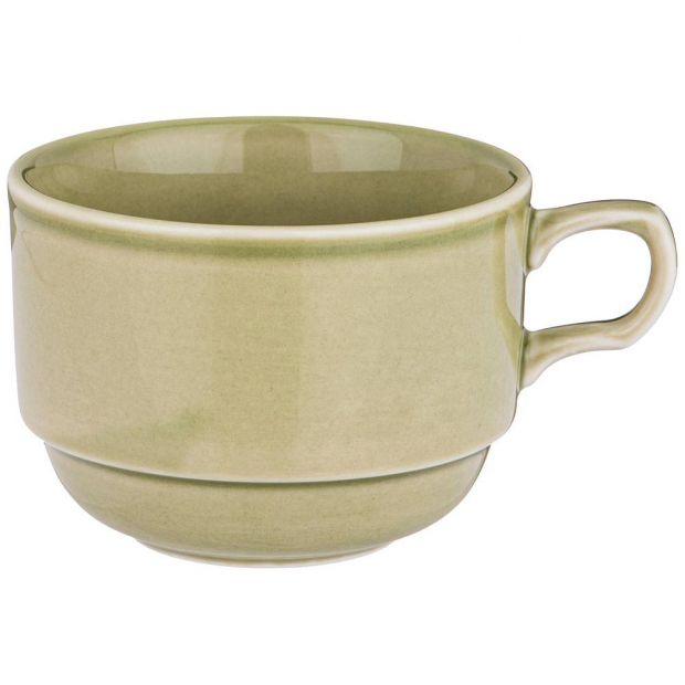 Чашка чайная lefard tint 250мл (фисташковый) (кор=6шт)-48-866