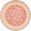 Форма для выпечки agness круглая красная 2300 мл 28*28*6 см-777-100