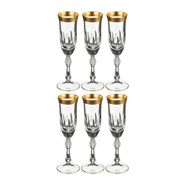 Набор бокалов для шампанского из 6 шт. "джесси" 200 мл.-669-129
