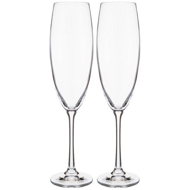 Набор бокалов для шампанского "sophia" из 2 шт. 230 мл высота=24,5 см-674-698