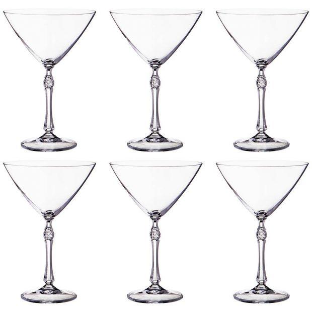 Набор бокалов для коктейлей из 6 шт. "parus" 280 мл высота=19,5 см (кор=4набор.)-669-271