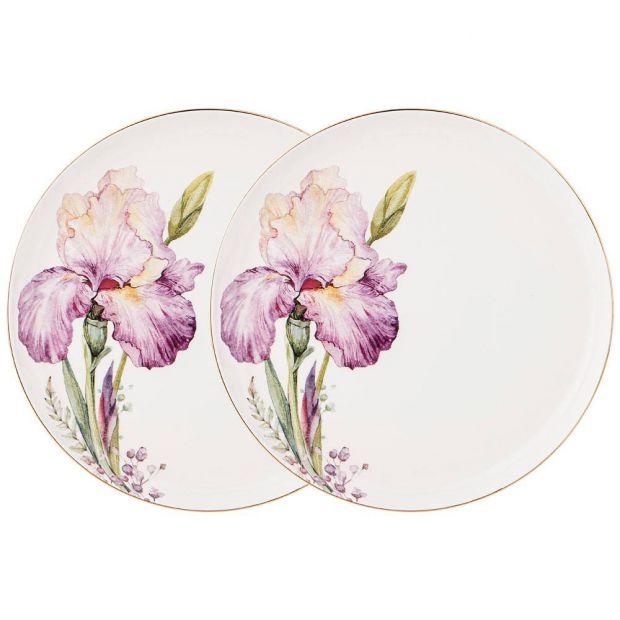 Набор тарелок закусочных lefard "iris" 2 шт. 20,5 см (кор=24наб.)-590-352