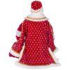 Кукла мягконабивная "дед мороз царский красный" высота=50 см в упаковке-140-315