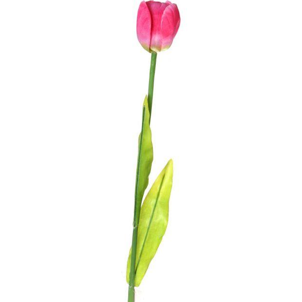 Цветок искусственный длина=60 см "тюльпан" (мал=40шт./кор=240шт.)-23-273