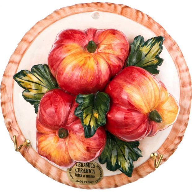 Вешалка для кухонных полотенец "томаты"диаметр=15 см-335-034