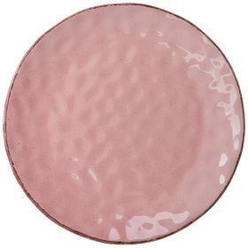 Тарелка десертная 19 см коллекция "отражение" цвет:небесно-розовый без упаковки-191-117 (Товар продается кратно 6шт)