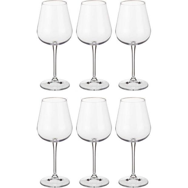 Набор бокалов для вина из 6 шт. "amundsen/ardea" 450 мл высота=23 см (кор=8набор.)-669-178