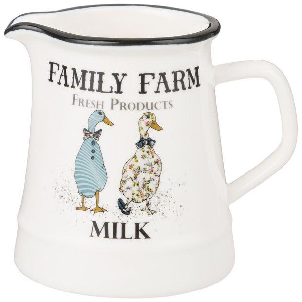 Молочник lefard "family farm" 220 мл 10 см (кор=48шт.)-263-1237