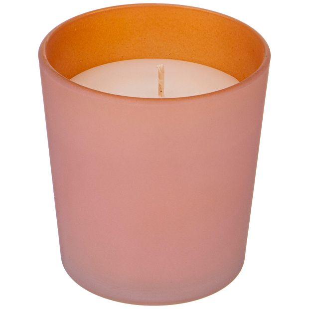 Свеча bronco в стакане ароматизированная пудровая 8*8,5 см-315-253