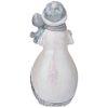 Фигурка декоративная "снеговик с шаром и лопатой" 21*9см-169-621