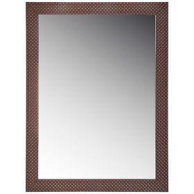 Зеркало в раме шоколадное серебро (60*80 51*71)-541-790