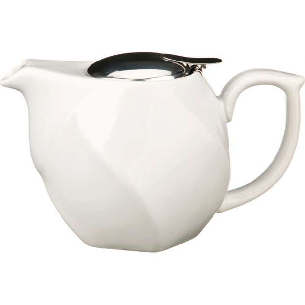 Заварочный чайник 750 мл. белый (кор=16шт.)-470-188