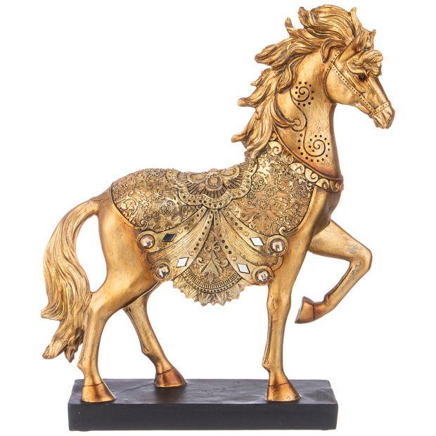 Фигурка декоративная "лошадь" 31х8х37см-146-1748