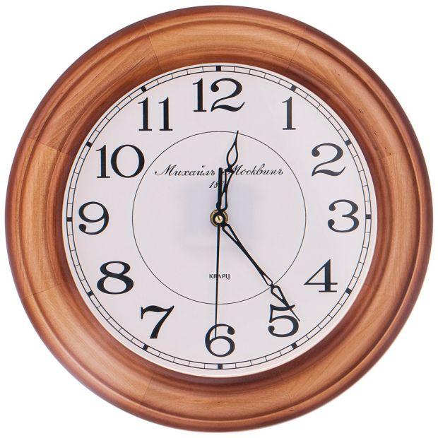 Часы настенные кварцевые михаилъ москвинъ "classic" диаметр 32 см-300-165