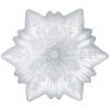 Блюдо "snow cristal" silver  26см-339-284