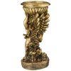 Кашпо "ангел"  высота 55 см цвет: цвет: бронза с позолотой-169-356