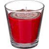 Ароматическая свеча в стакане диаметр=8 см. высота=9 см. цвет красный-602-072