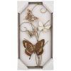 Панно настенное коллекция "бабочки" 29,8*59,7*5,1 см (кор=6шт.)-680-126