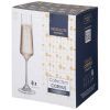 Набор бокалов для шампанского из 6 шт  серия "naomi"  160 мл цвет: лазурит-194-654