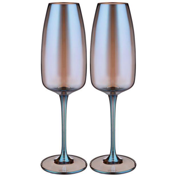Набор бокалов для шампанского из 2 шт серия "alizee" 290 мл цвет:лазурит-194-659