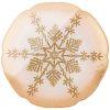 Тарелка акцентная "snowflake" gold pearl 21см-339-235
