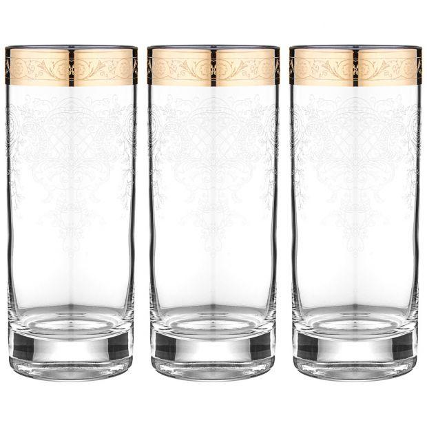Набор стаканов из 3-х шт "ренессанс" 330 мл-194-688