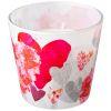 Свеча bartek ароматизированная в стакане "сердца цветы" 115гр 8*9 см-350-110