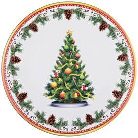 Тарелка для оформления новогодней сервировки