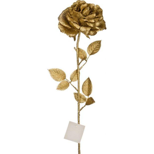 Изделие декоративное "роза" длина=68 см. золото без упаковки (кор=100шт.)-241-1627