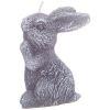 Свеча bronco фигурная "кролик" серая 5*3*6 см-315-190