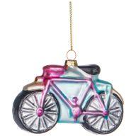 Елочная игрушка велосипед  11x2.5x7cm  мал. уп. = 6 шт. (мин. партия)-862-445