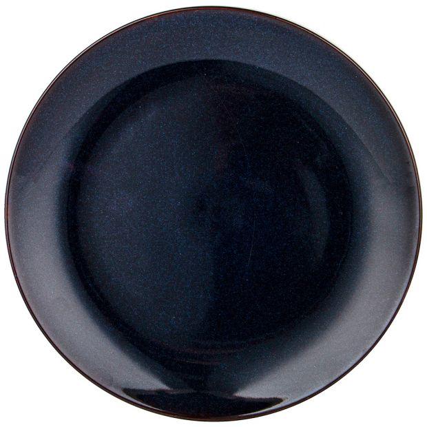 Тарелка обеденная bronco "luster" 26 см синяя (мал.=2шт./кор=12шт.)-470-418