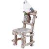 Фигурка декоративная "птичка сидит на стуле" высота=22см-169-708