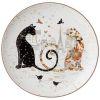 Набор тарелок закусочных lefard "парижские коты" 2 шт. 20,5 см (кор=24наб.)-104-833