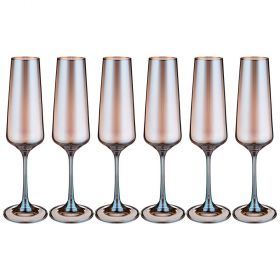 Набор бокалов для шампанского из 6 шт  серия 