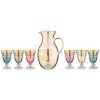 Набор из 7пр кувшин и 6 стаканов  "veneziano colors"-326-080