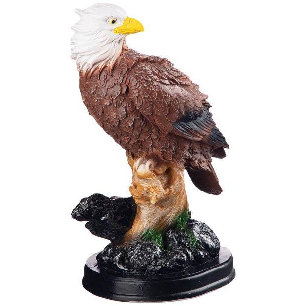 Фигурка декоративная "орел на суку" высота 25 см-169-271
