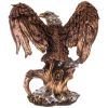 Фигурка декоративная "орел большой с крыльями" 56*58 см  цвет бронза-169-272